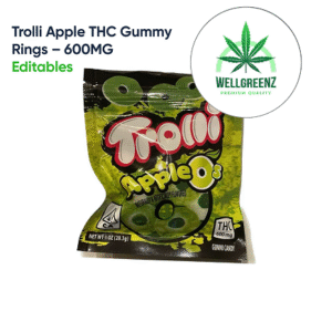Trolli Apple THC Gummy Rings 600MG