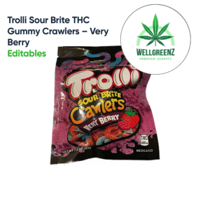 Trolli Sour Brite THC Gummy Crawlers Very Berry