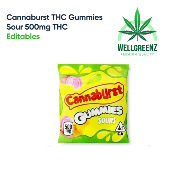 Cannaburst Gummiess Sour 500mg THC
